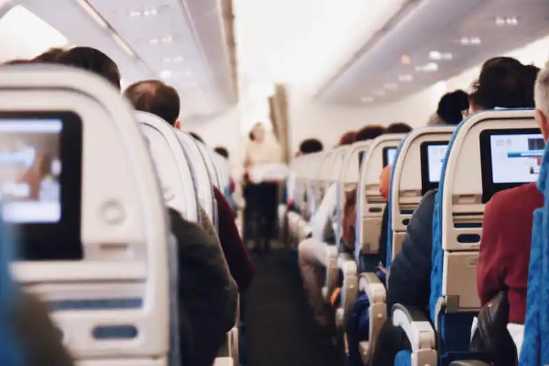 What is travel insurance - coverage The image shows the seats inside a plane