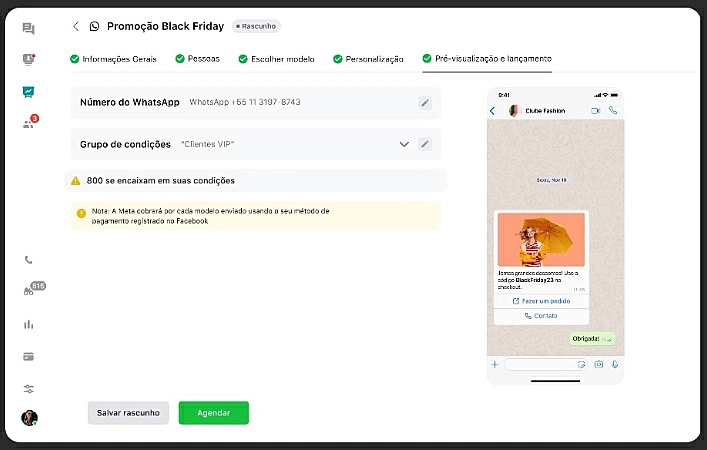 captura de tela do JivoChat