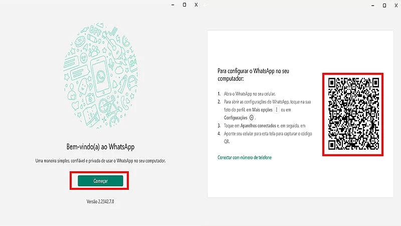Captura de tela do WhatsApp