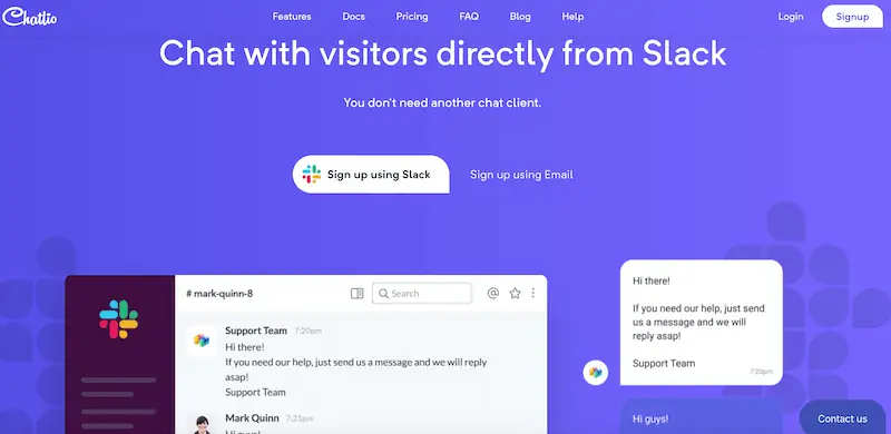 Chatlio website