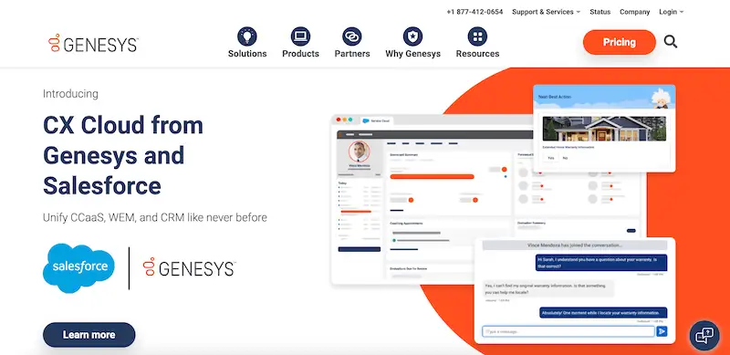 Genesys website