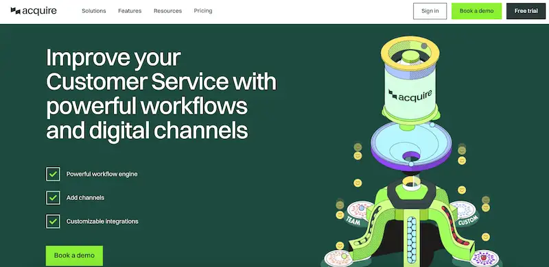 Acquire website