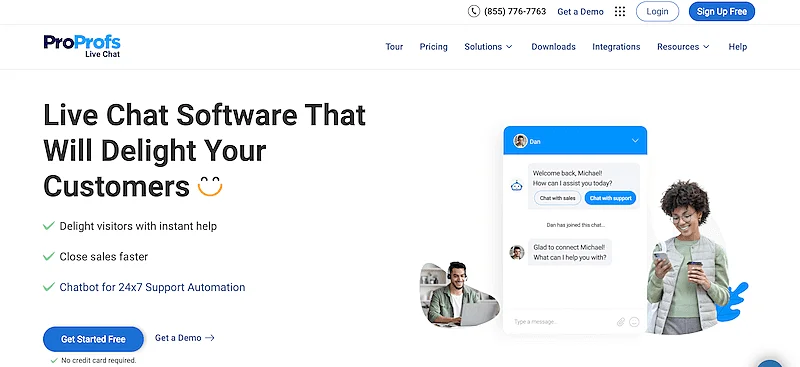 ProProfs home page