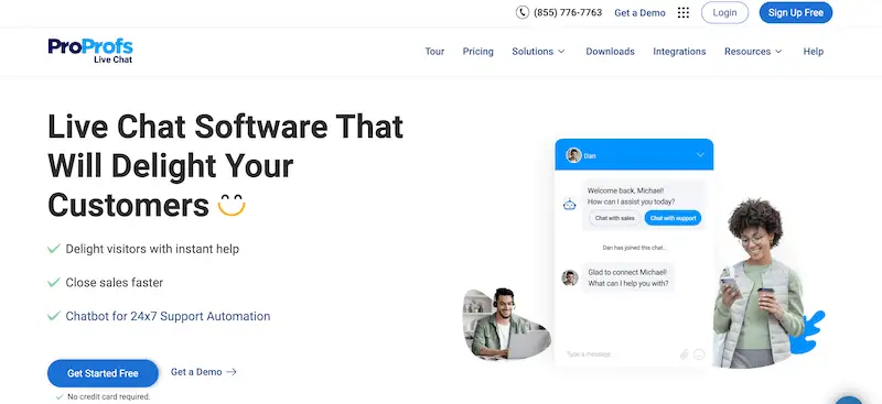 ProProfs home page