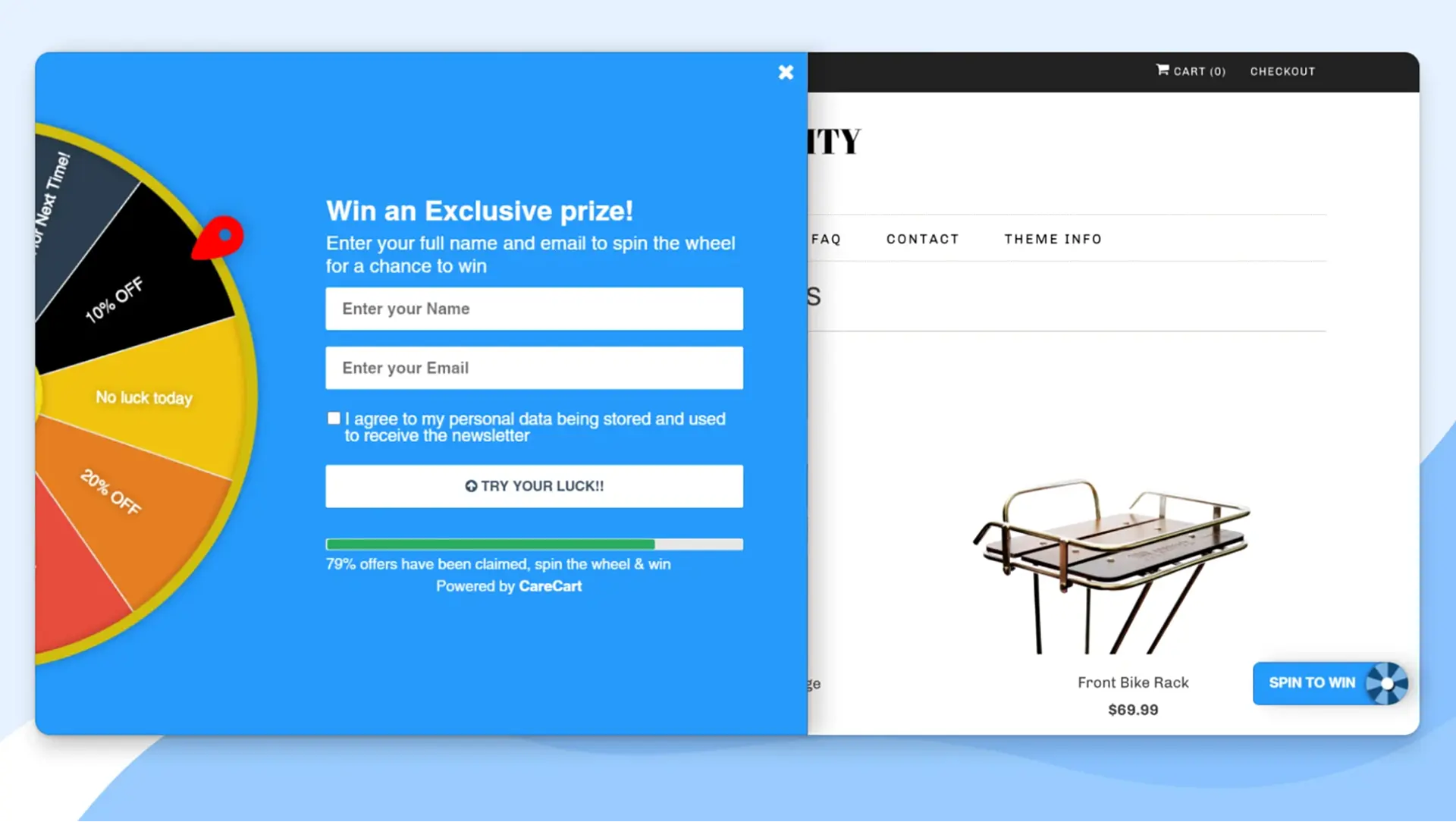 Discount Spin Wheel app