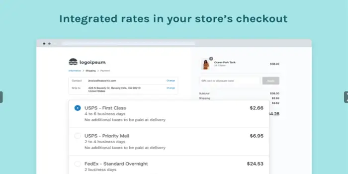 Best Shopify apps - Easyship Easyship app