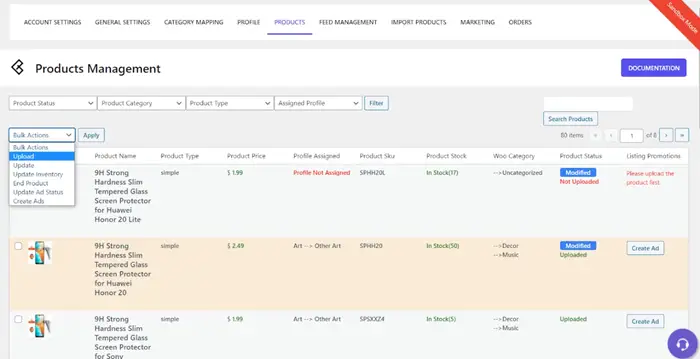 Ebay integration example