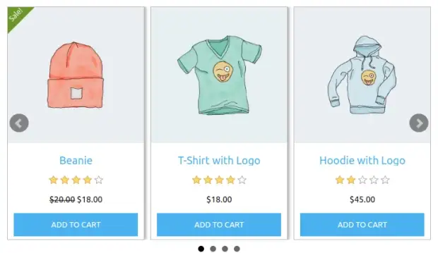 All-In-One Product Slider Carousel for WooCommerce use example