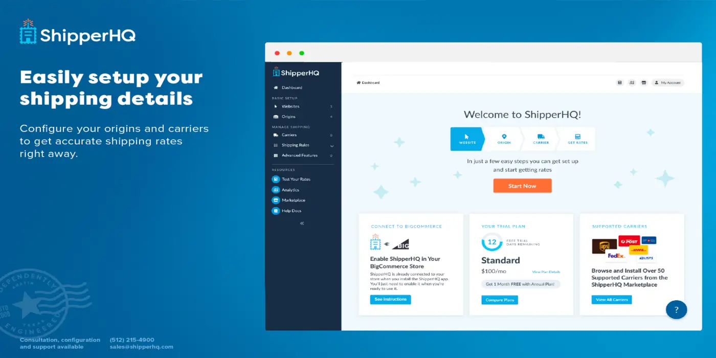 ShipperHQ app
