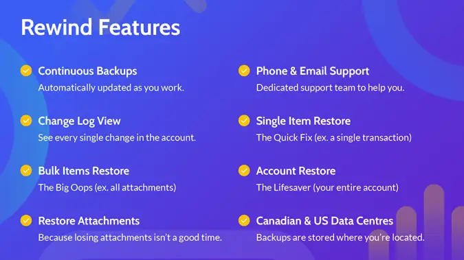 Rewind features