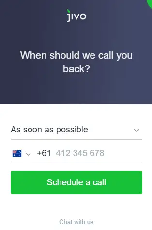 Callback request example
