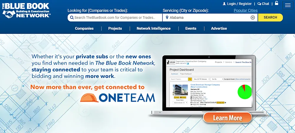 The Blue Book website