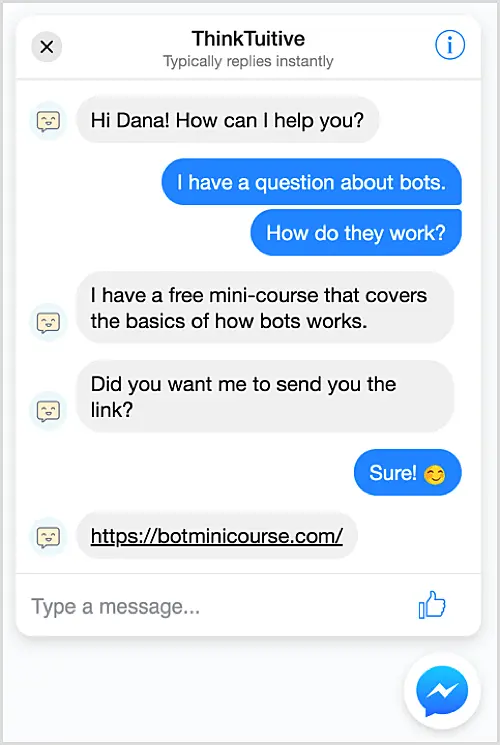Provide Instant Automated Answers with messenger