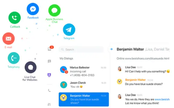 JivoChat interface