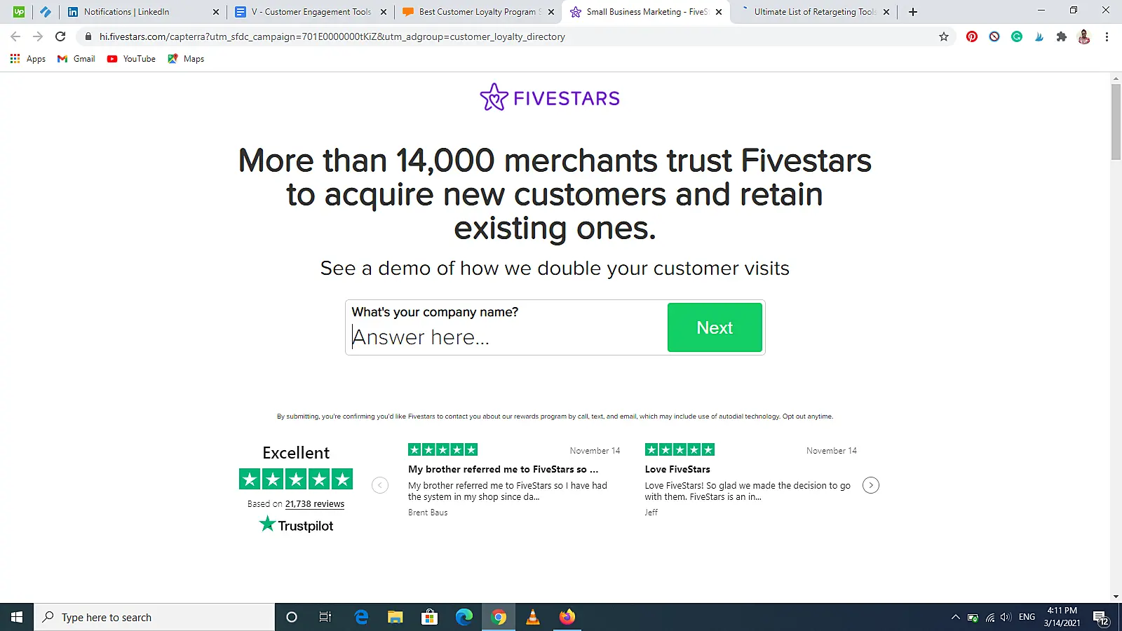 Fivestars Loyalty programs