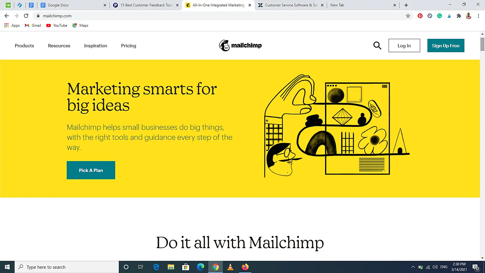 Mailchimp email marketing