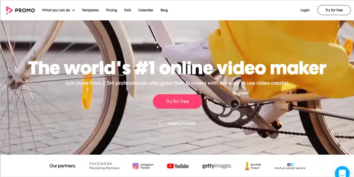 Promo website