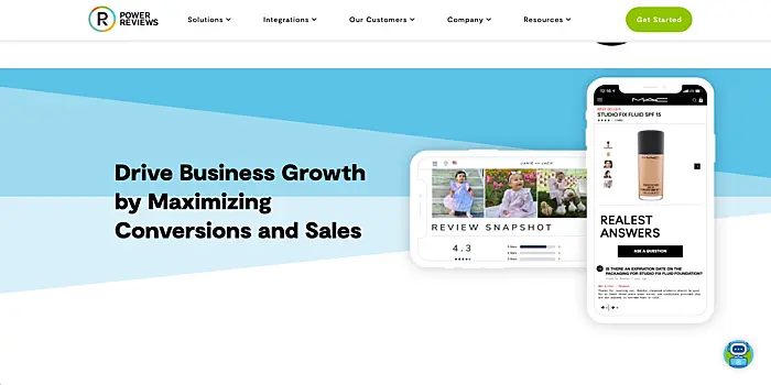 PowerReviews website