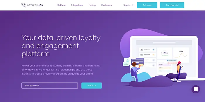 Loyalty Lion website