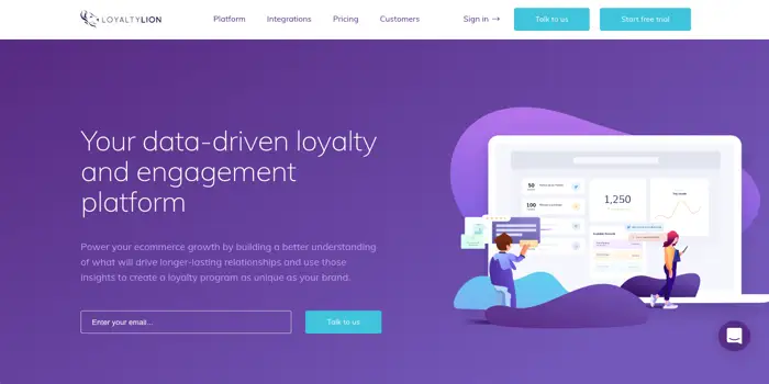 Loyalty Lion website