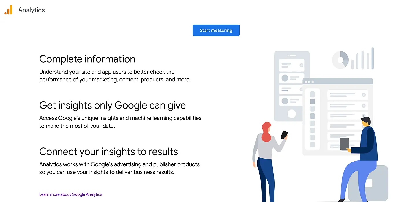 Google Analytics website