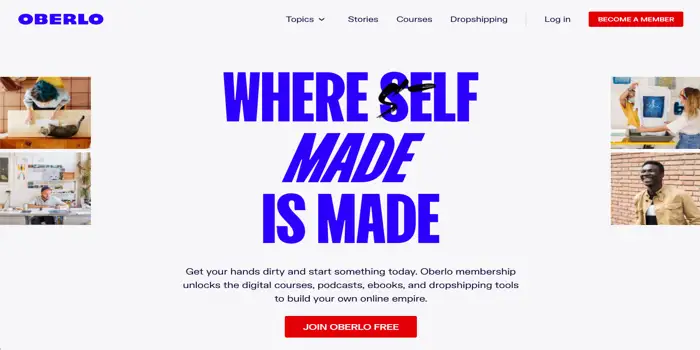 Oberlo website