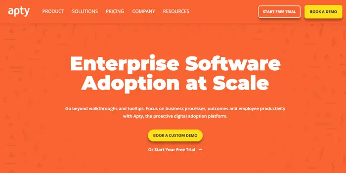 Apty website