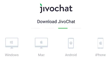 Download JivoChat app page