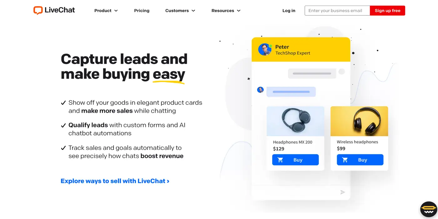 Live chat tools - LiveChat Live chat website