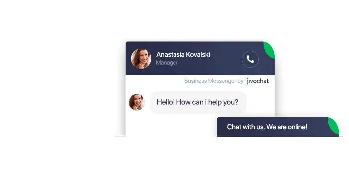 Live chat example
