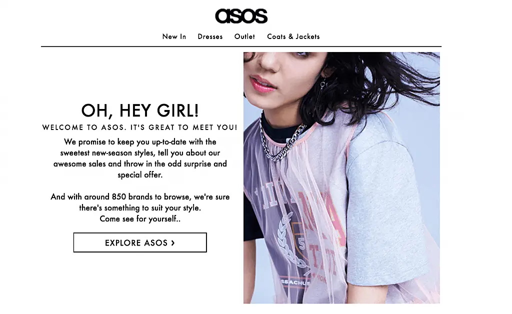 Messages for returning customers - welcome messages