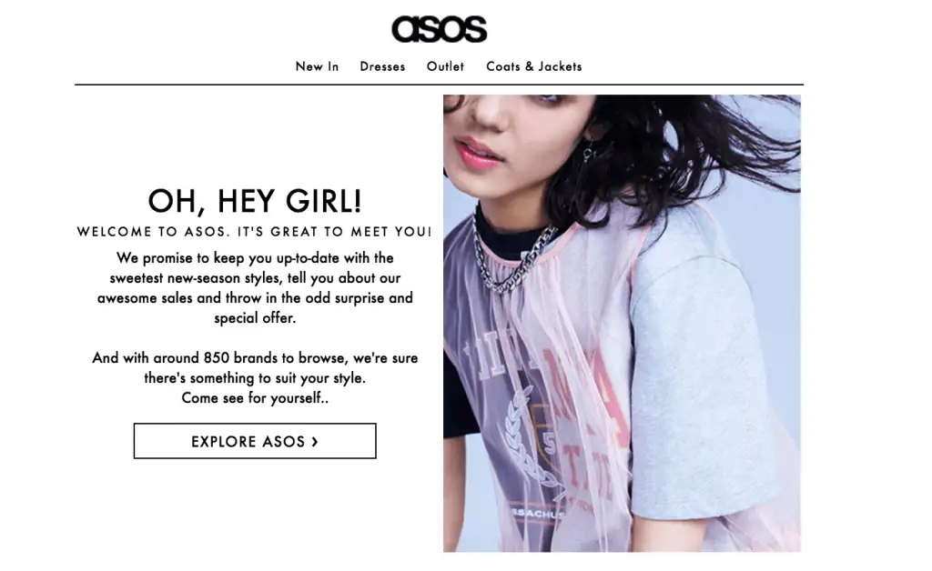 Messages for returning customers - welcome messages