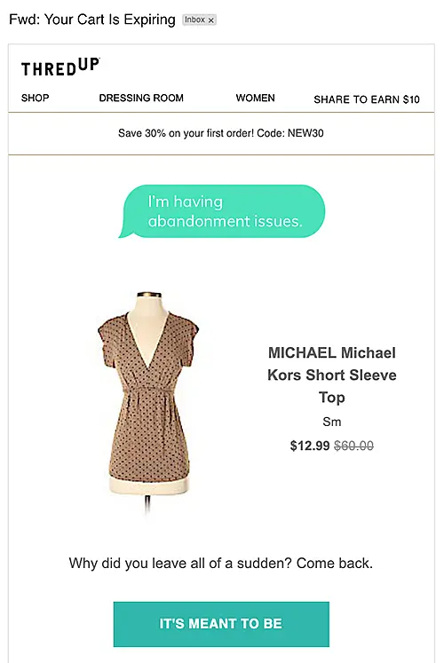 ThredUp show your product