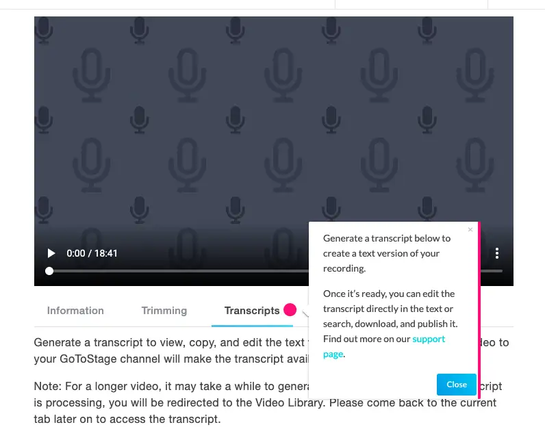 GoToWebinar welcome message example