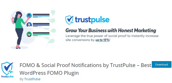 TrustPulse plugin page