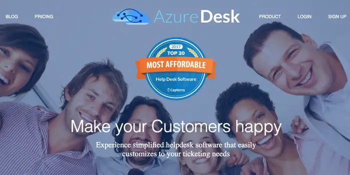 AzureDesk website