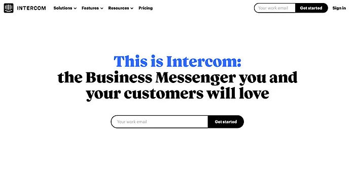 Intercome website