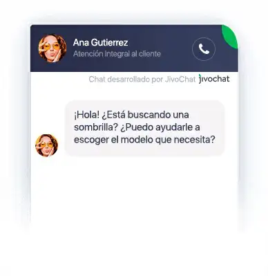 pantallazo del chat de JivoChat