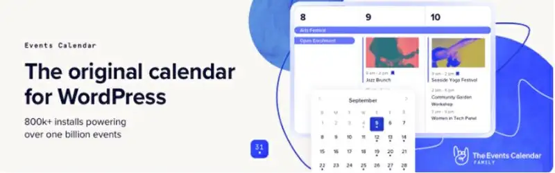 The Events Calendar tool