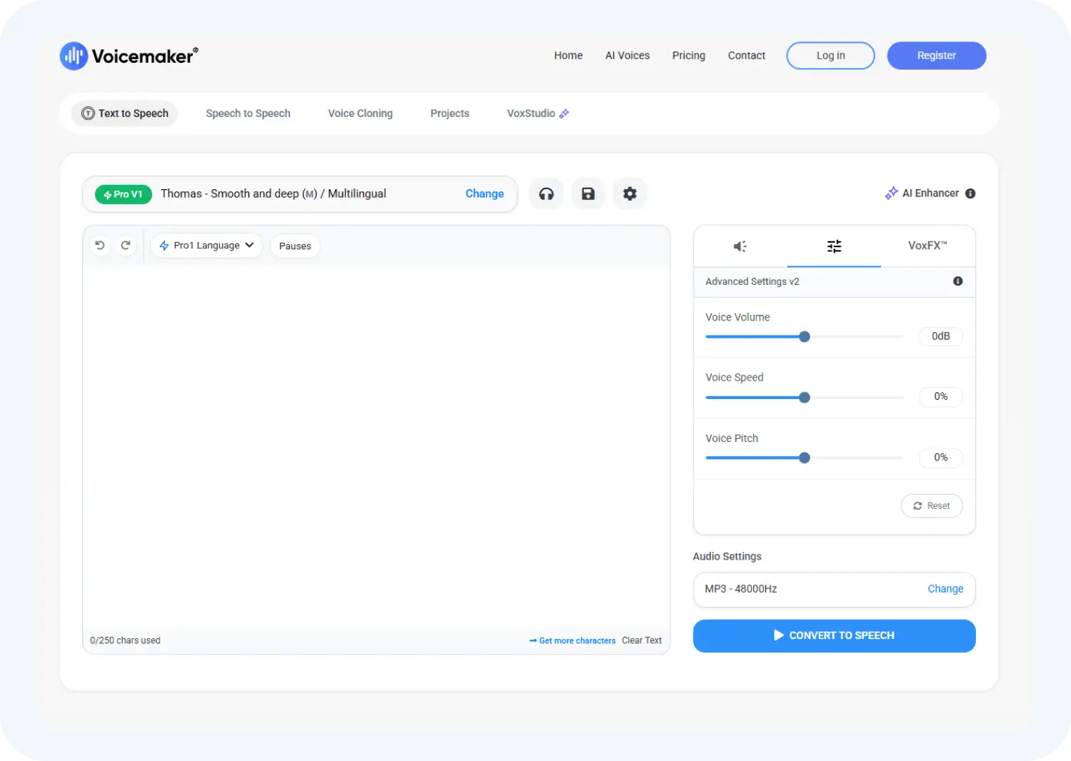 Как сгенерировать голос через нейросеть Voicemaker