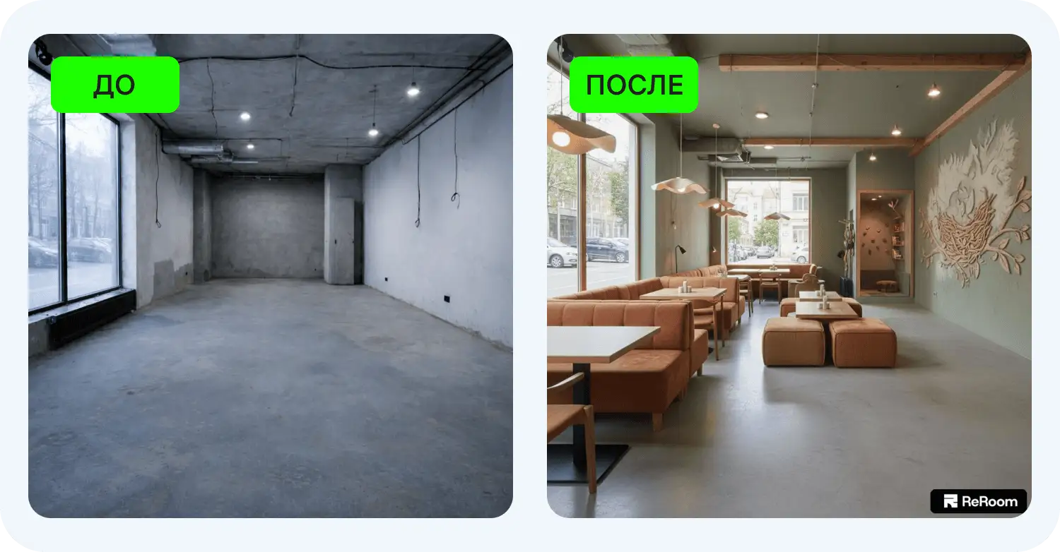 Дизайн интерьера с помощью ИИ ReRoom