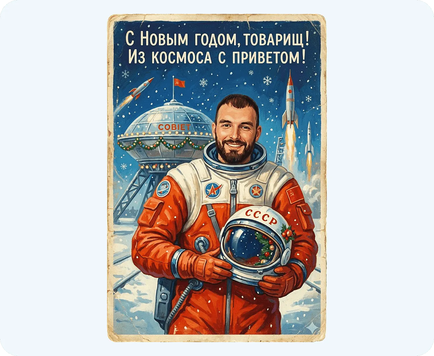 Создание трендовых открыток нейросетями