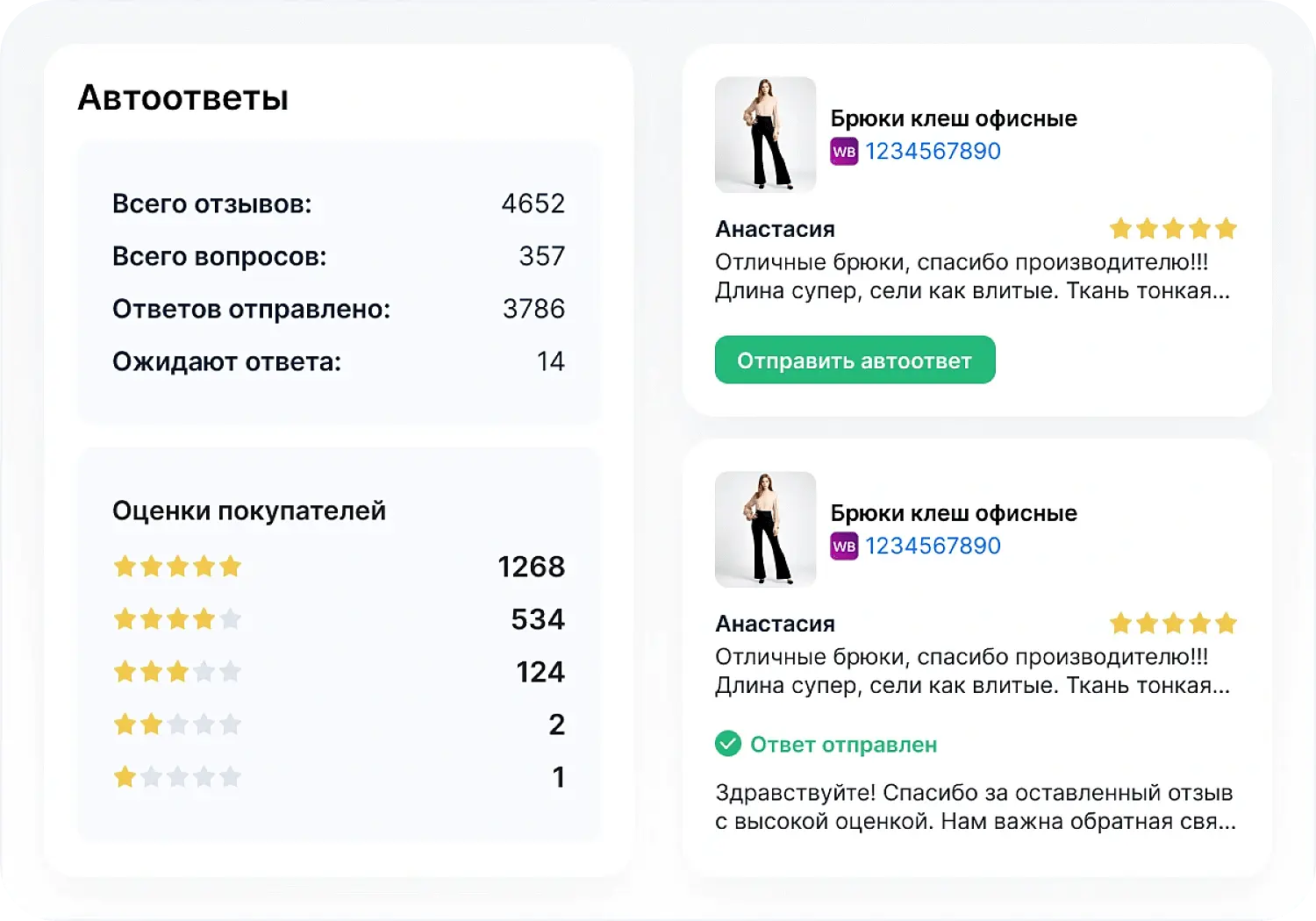 Автоответы в Moneyplace