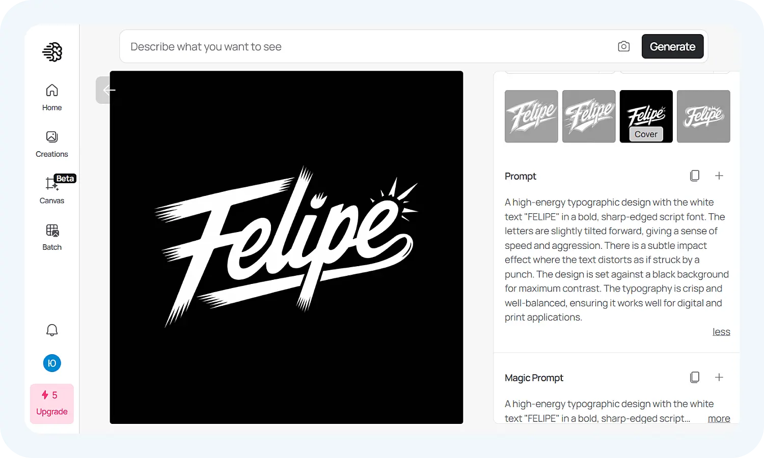 Промпт для создания логотипа в Ideogram