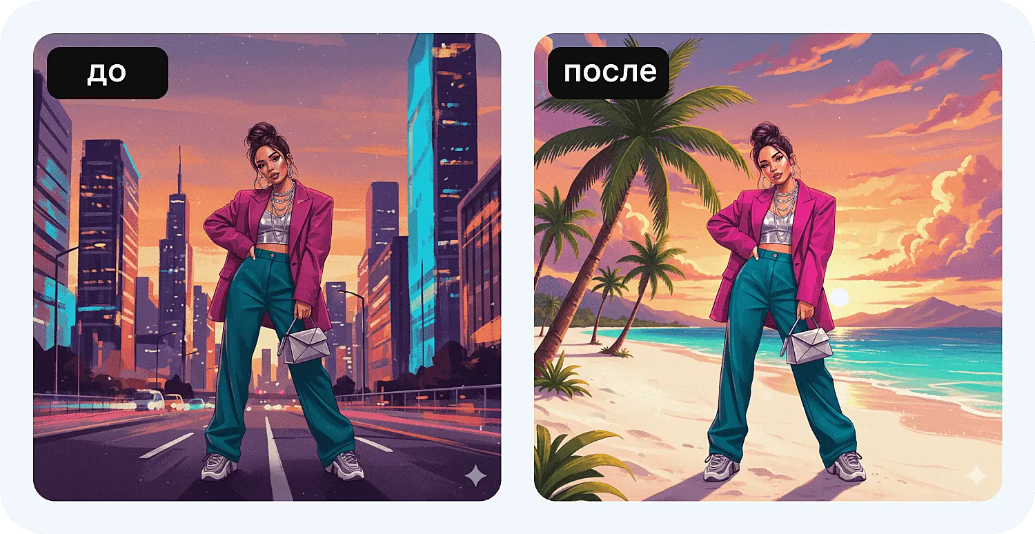 Пример изображений, сгенерированных Google Gemini