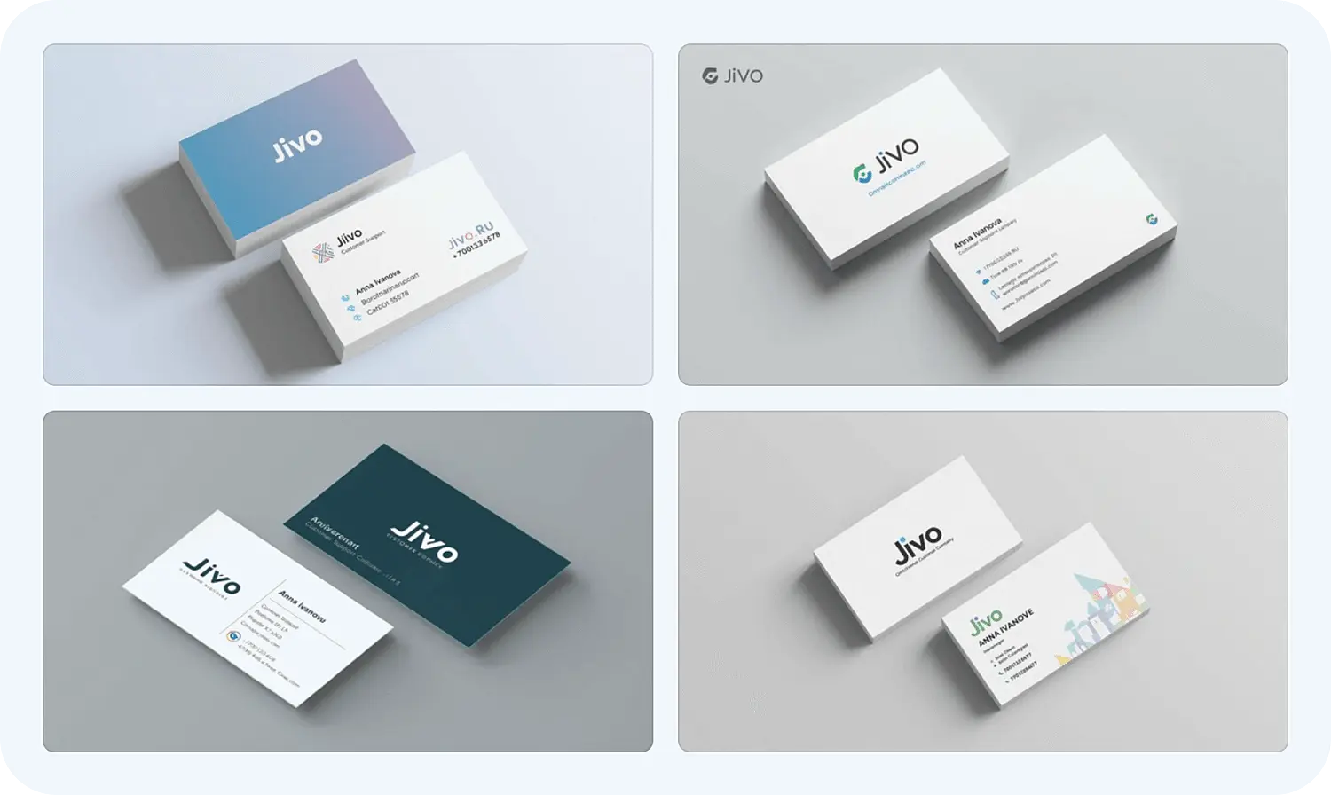 Создание визиток в Canva 