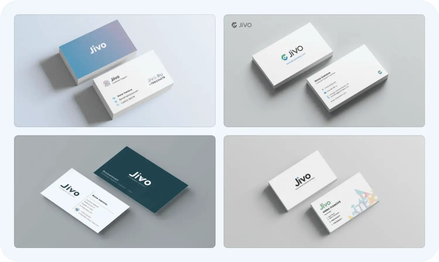 Создание визиток в Canva 