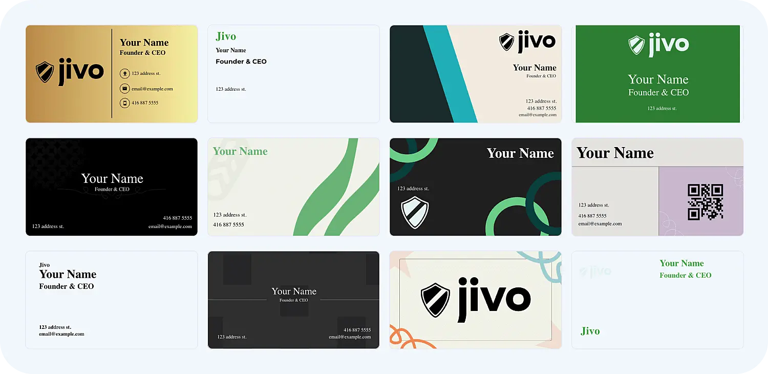 Генерация визиток нейросетью в Looka