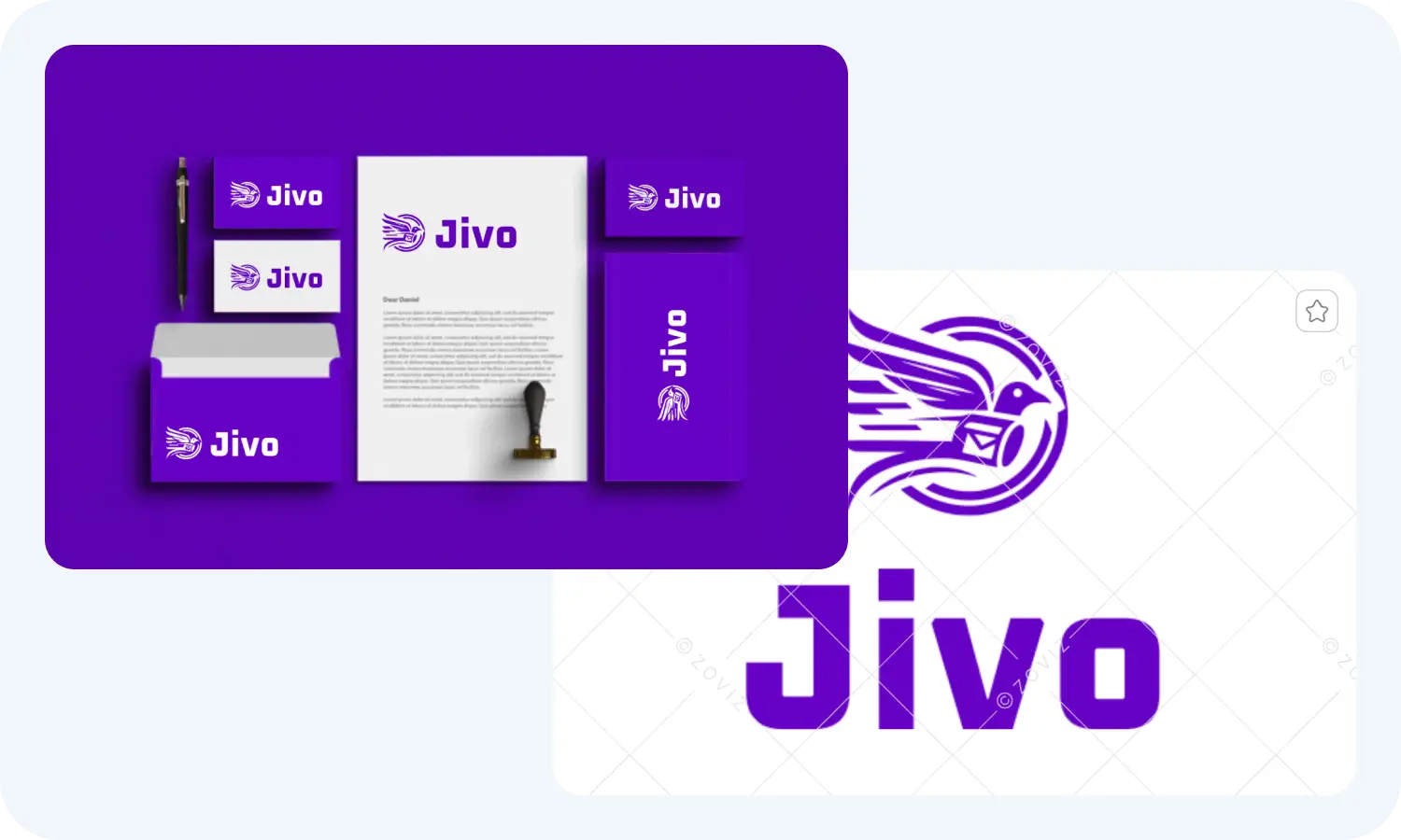 Нейросеть для создания визиток Zoviz 