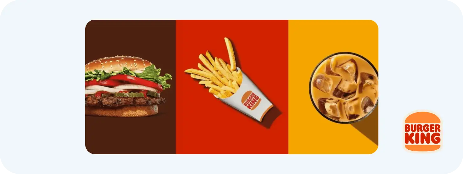Графическая реклама Бургер Кинг